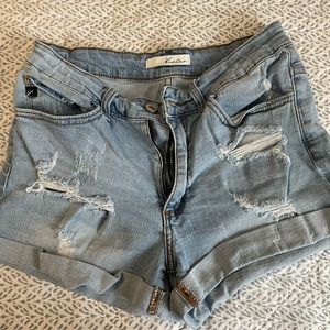 Women’s Kancan jean shorts